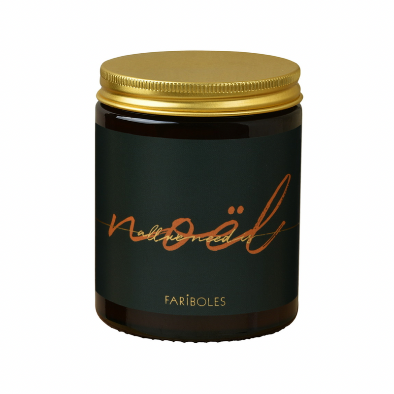 Bougie Fariboles Noël Feu de bois 140 grammes