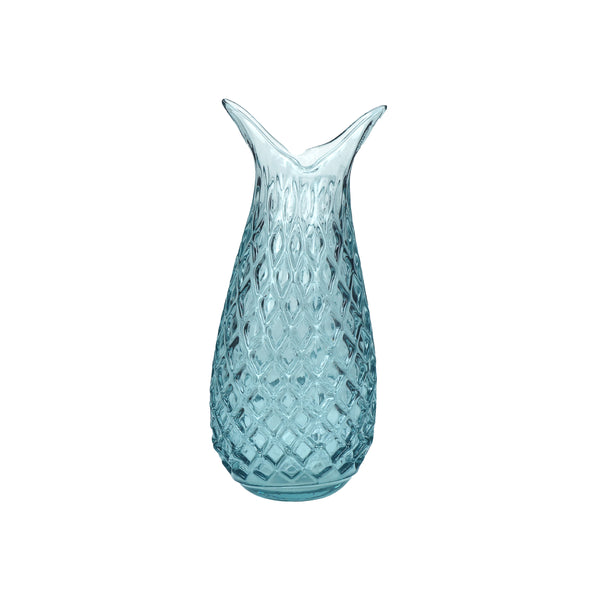 Vase en verre  - Pomax Ogon - Bleu clair
